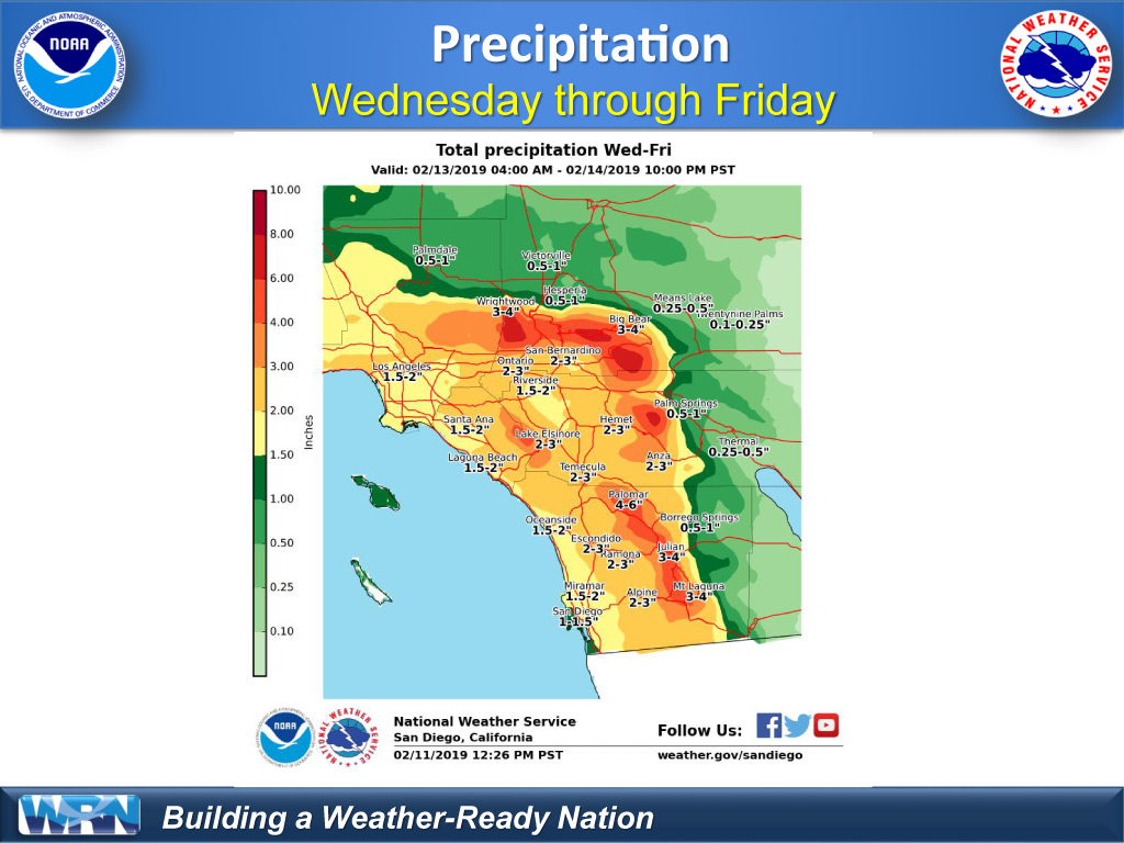 Pala Band of Mission Indians NOAA NWS Weather Alert