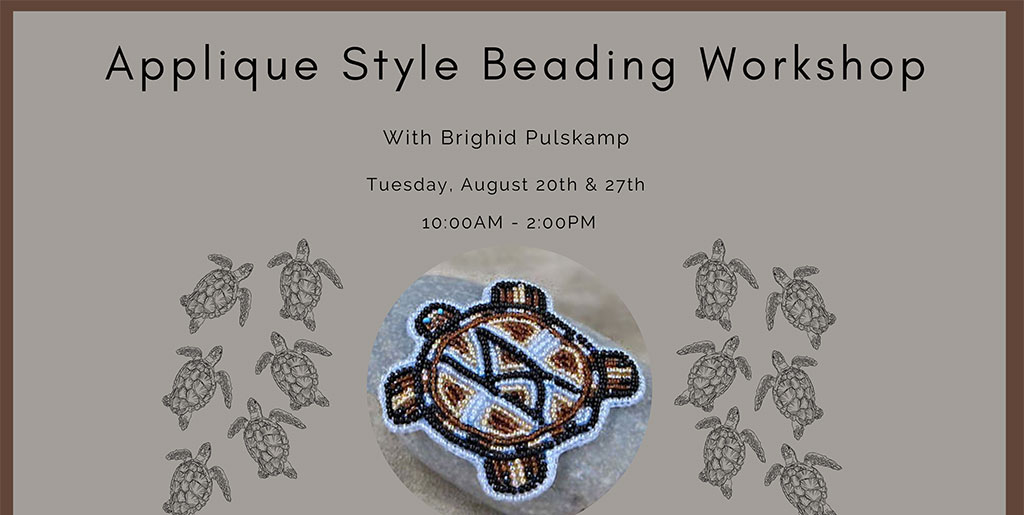Pala Band California Cupa Cultural Center Event Applique Style Beading Workshop Brighid Pulskamp