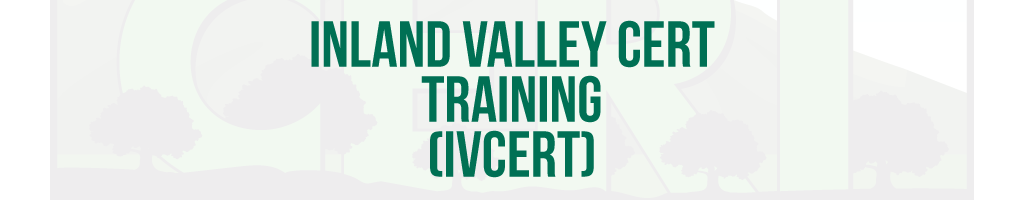 Pala Band of Mission Indians Pala Fire Department Inland Valley Community Emergency Response Team CERT