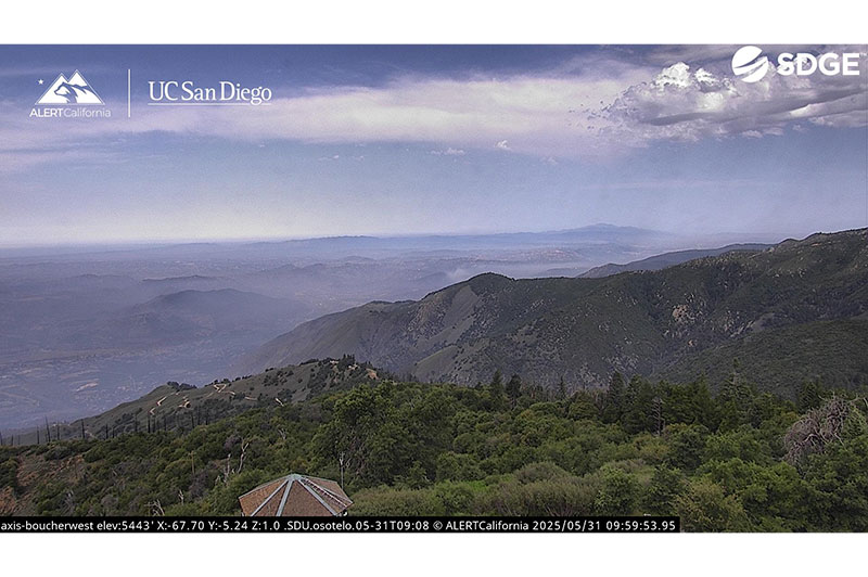 Alert California University of California San Diego SDG&E Pala Band of Mission Indians Pala PED Pala Environmental Emergency Alert Active Fire in Pala May 31 2025 Henderson Fire