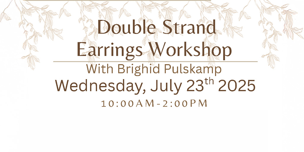 Pala Band California Cupa Cultural Center Event Double Strand Earrings Beading Workshop Brighid Pulskamp