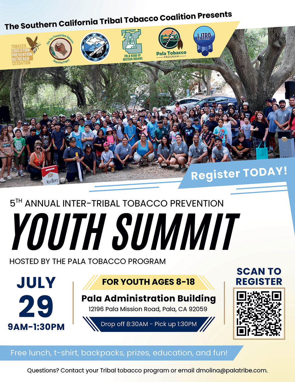 Pala Band of Mission Indians PBMI Southern California Tribal Tobacco Coalition Inter-Tribal Tobacco Prevention Youth Summit July 2025
