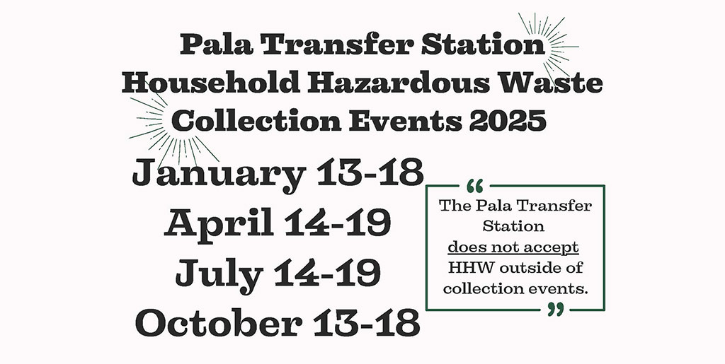 Pala Band California Environmental Department PED Planet Pala Hazardous Electronic Waste Haz-Waste E-Waste