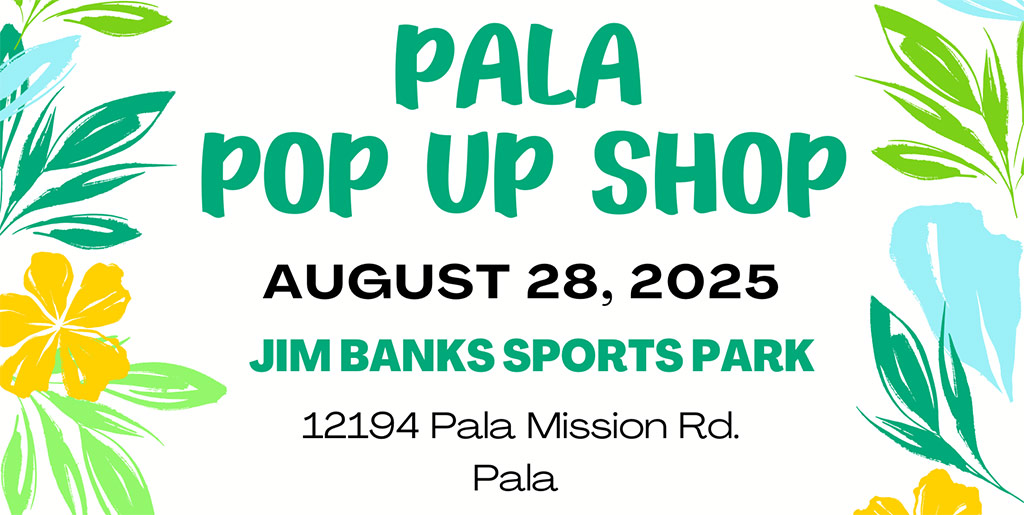 Pala Band of Mission Indians PBMI Pala Youth Center Pop Up Shop
