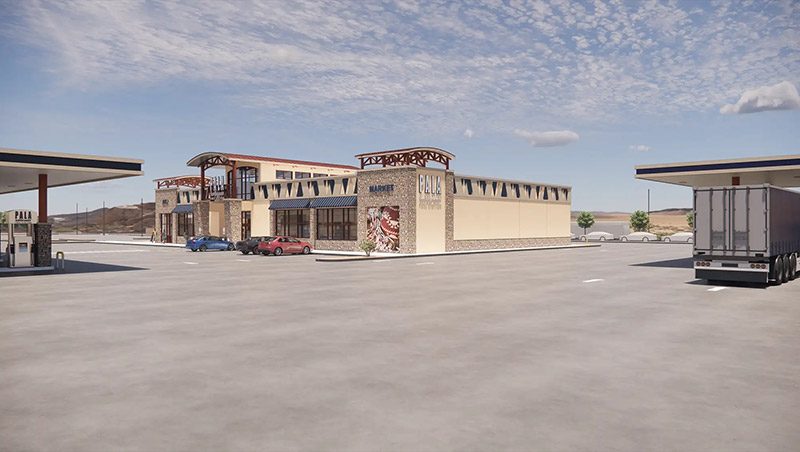 Pala Band of Mission Indians California Pala Super Mart & Fuel Station Rendering