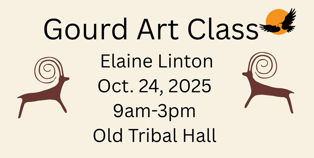 Pala Band California Cupa Cultural Center Event Gourd Art Class Elaine Linton