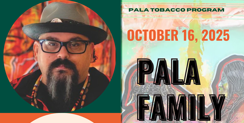 Pala Band of Mission Indians PBMI Southern California Tribal Tobacco Coalition Inter-Tribal Tobacco Family Paint Night Bobby Von Martin