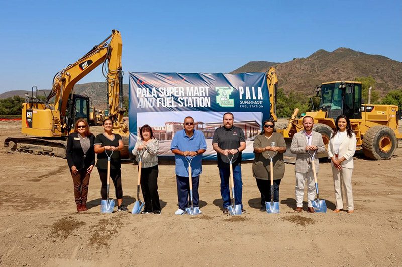 Pala Band of Mission Indian PBMI California Casino Pala Super Mart Fuel Station Groundbreaking