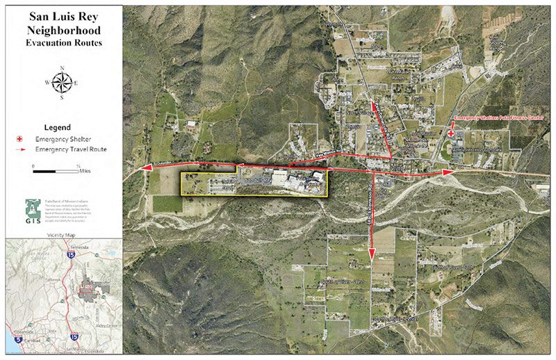 Img-Map-Evacuation-Routes-San-Luis-Rey-Neighborhood_r Pala Band California Pala Reservation Emergency Preparedness PREP Pala Neighborhood Evacuation Maps San Luis Rey