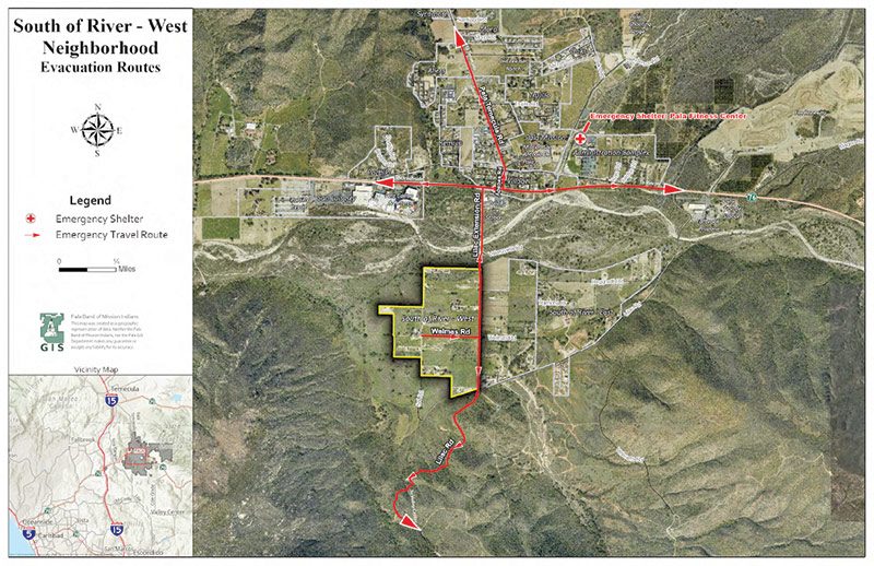 Img-Map-Evacuation-Routes-South-of-River-(West)-Neighborhood_r Pala Band California Pala Reservation Emergency Preparedness PREP Pala Neighborhood Evacuation Maps South of River West
