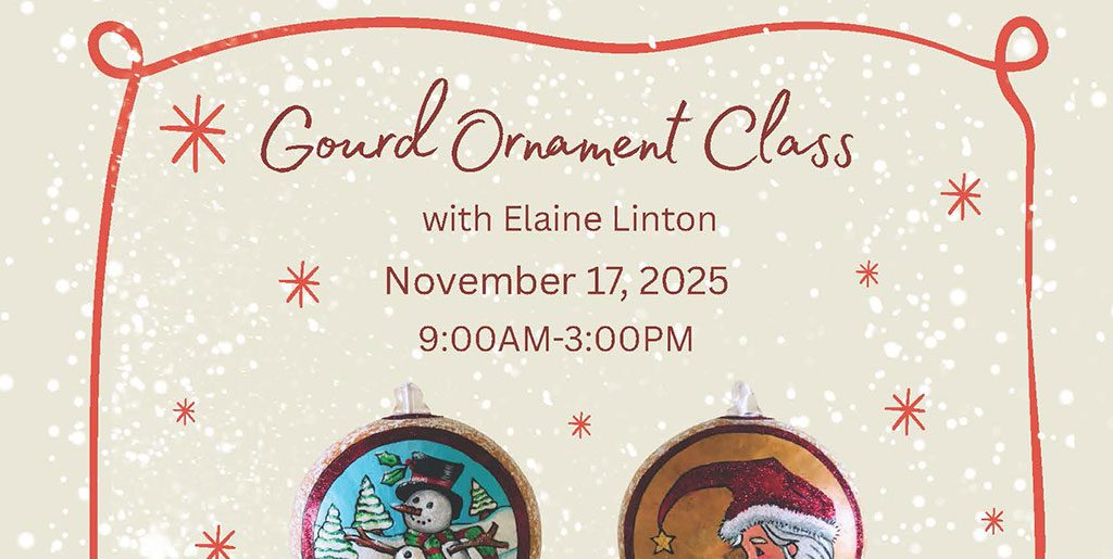 Pala Band California Cupa Cultural Center Event Gourd Ornament Class Elaine Linton