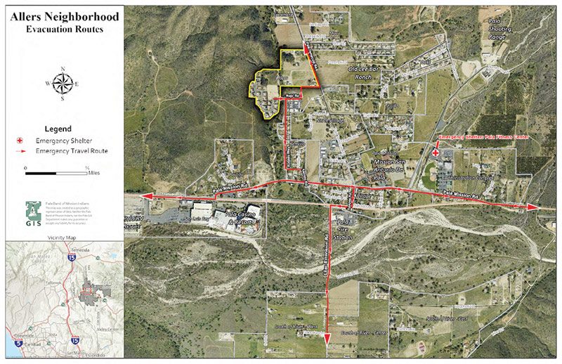 img-Map-Evacuation-Routes-Allers-Neighborhood_r Pala Band California Pala Reservation Emergency Preparedness PREP Pala Neighborhood Evacuation Maps Allers